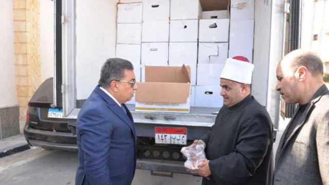 محافظ الدقهلية: استلام 4 أطنان لحوم من صكوك الإطعام لتوزيعها على الأسر المستحقة