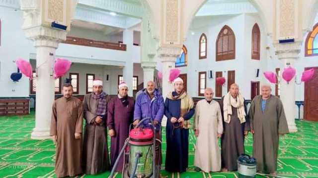 «أوقاف كفر الشيخ» تواصل حملات نظافة المساجد استعدادًا لاستقبال شهر رمضان