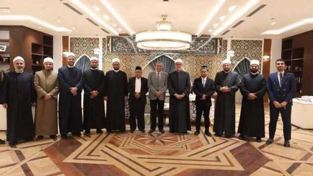 مفتي الجمهورية يبحث مع وفد إندونيسي التعاون في المجال الدعوي التعليمي