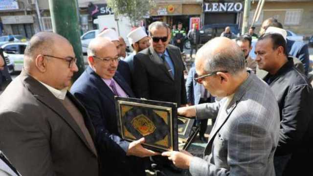 محافظ المنيا يفتتح مسجد النور بأرض سلطان.. ويؤكد دعم مشروعات تطوير المساجد