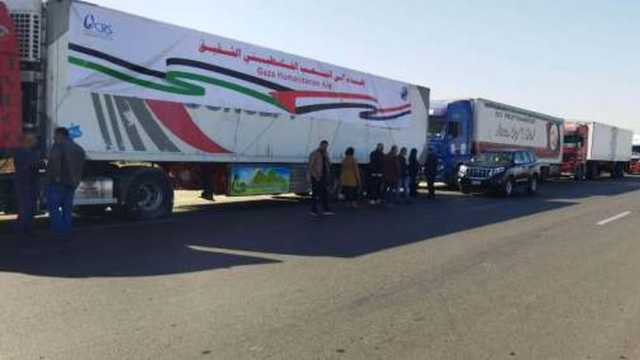 الهلال الأحمر المصري يواصل جهوده الإغاثية لدعم الفلسطينيين في قطاع غزة