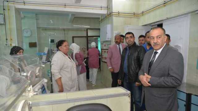 محافظ أسيوط يتابع سير العمل في مستشفى الإيمان العام بحي غرب