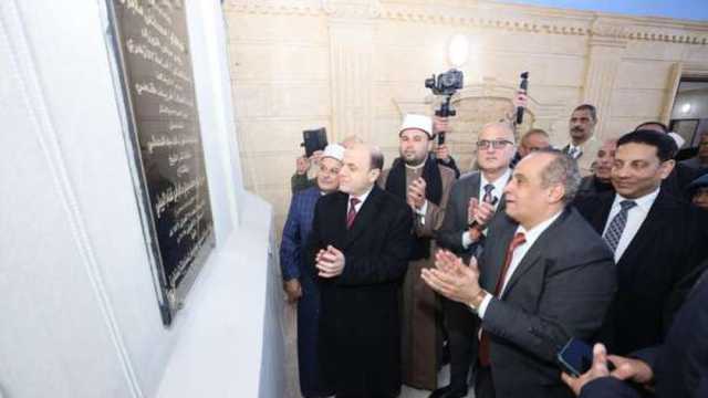 محافظ كفر الشيخ يفتتح مسجد أبو غنام الأثري ببيلا