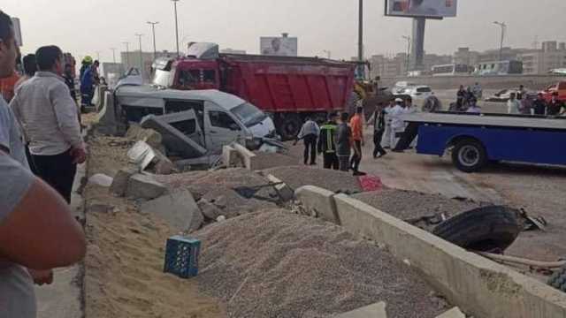 التحريات تكشف تفاصيل حادث الطريق الأوسطي بحلوان: «الفرامل سابت»
