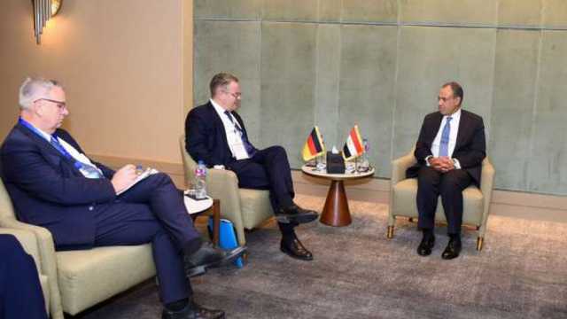 وزير الخارجية يشيد بالعلاقات المصرية الألمانية في مختلف المجالات