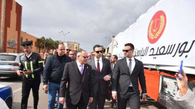 «حبشي» يشكر أهالي بروسعيد على تقديم مساعدات إنسانية للأشقاء في غزة