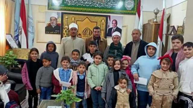 منطقة كفر الشيخ الأزهرية تكرم الطلاب الوافدين من فلسطين