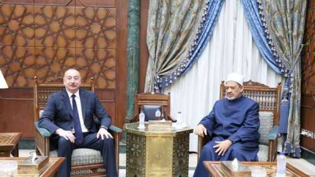شيخ الأزهر يعزي الرئيس إلهام علييف في ضحايا تحطم الطائرة الأذربيجانية