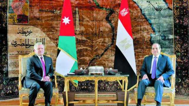 مصر والأردن: لا تنازل عن الأرض وقرارنا مستقل.. وسيادتنا خط أحمر