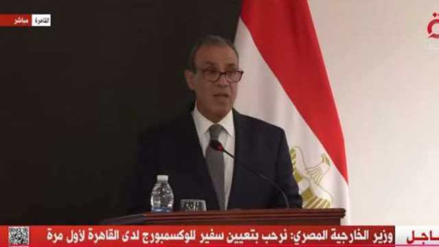 وزير الخارجية: إمكانيات هائلة لجذب الاستثمارات والشركات من لكسمبورج للعمل في مصر