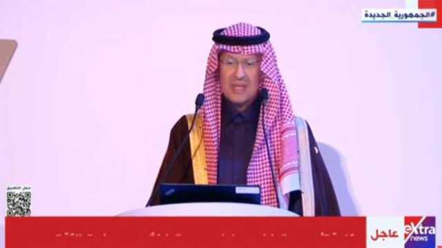 وزير الطاقة السعودي أمام الرئيس السيسي: مصيرنا واحد واستقرارنا مشترك