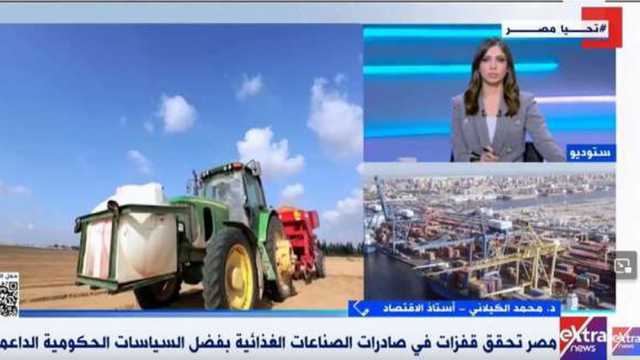 أستاذ اقتصاد: صادرات الصناعات الغذائية ارتفعت بنسبة 18% خلال 2024