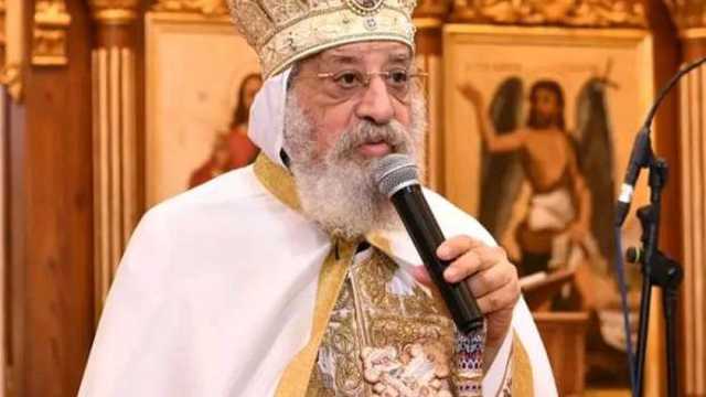 البابا تواضروس يترأس نقل رفات 14 بطريركا بدير الأنبا مقار بوادي النطرون