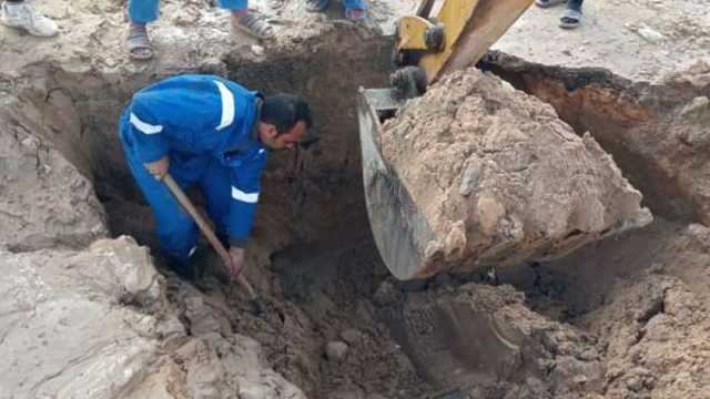 «مياه القناة»: إصلاح كسر بالخط الرئيسي في القنطرة وعودة الخدمة للمواطنين