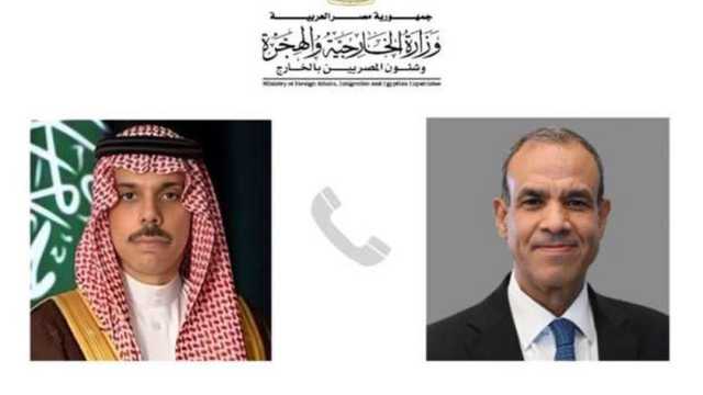 وزير الخارجية ونظيره السعودي يبحثان مستجدات الأوضاع على الساحة السورية
