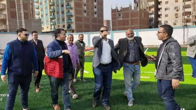 إنشاء الملعب القانوني في مركز شباب بطا بالقليوبية بتكلفة 4.5 مليون جنيه