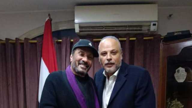تامر عبدالمنعم وعلي الحجار في البروفات النهائية لحفل عيد الحب