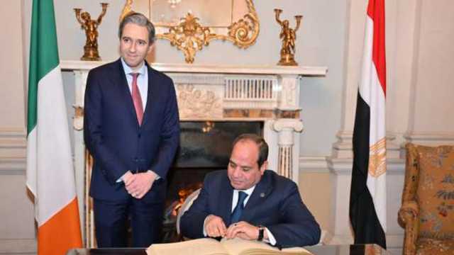 الرئيس السيسي يدعو رئيس الوزراء الإيرلندي لحضور حفل افتتاح المتحف المصري الكبير