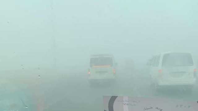 فتح طريق القاهرة الإسماعيلية الصحراوي واستمرار الشبورة على بعض المناطق