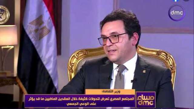 وزير الثقافة: المصريون يتمتعون بـ«ذكاء فطري» بغض النظر عن الدرجة العلمية