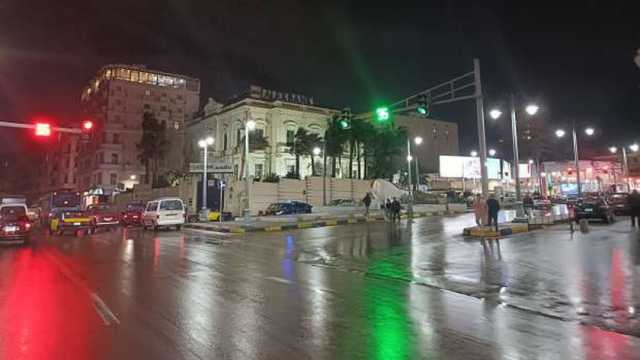 أمطار غزيرة على الإسكندرية في ثالث أيام نوة الشمس الصغرى (فيديو)