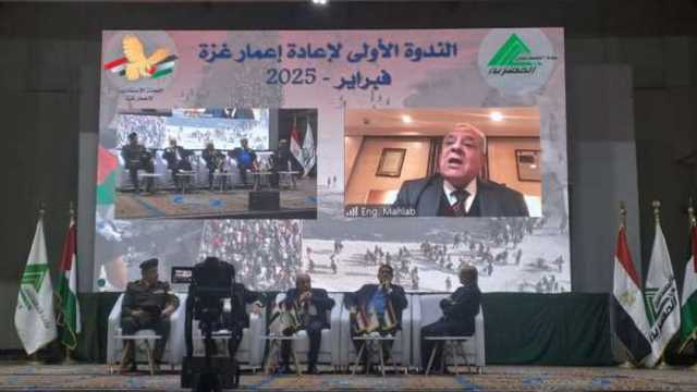 إبراهيم محلب: يجب الاستعانة بالتجربة المصرية لإعادة إعمار غزة
