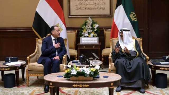 ولى عهد الكويت يستقبل رئيس الوزراء