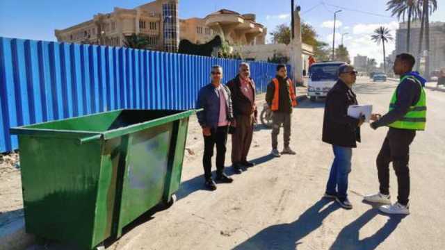 محافظ الإسكندرية: دعم منظومة النظافة بسلال وصناديق حاويات جديدة
