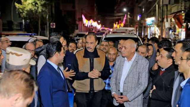 محافظ سوهاج يتفقد شارع المخبز الآلي بحي غرب بعد الانتهاء من تطويره