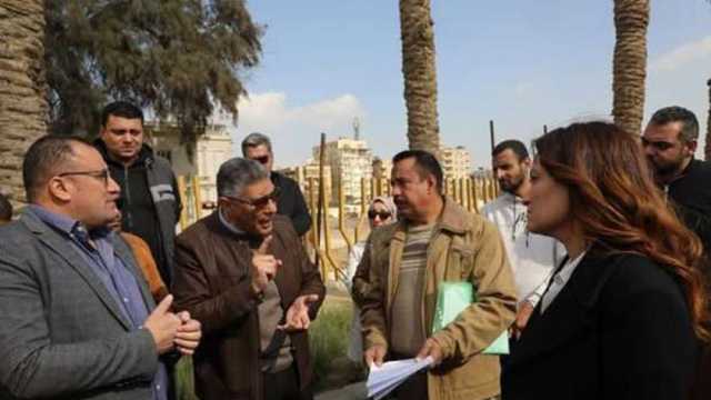 محافظ الجيزة يتابع أعمال تطوير محيط المتحف المصري الكبير