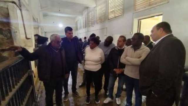 وفد وزاري من زامبيا يتفقد مزرعة الإنتاج الحيواني بالإسكندرية والبحيرة