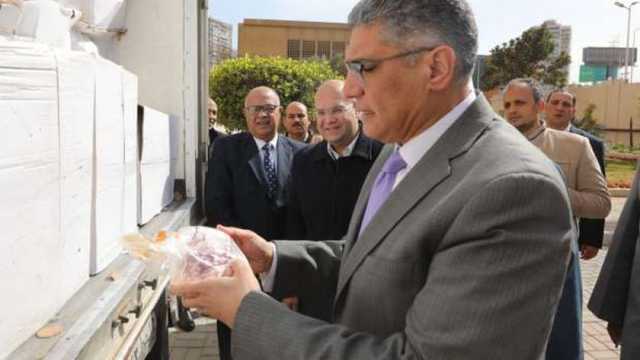 محافظة الجيزة تتسلم 5 أطنان لحوم ضمن «صكوك الإطعام» من «الأوقاف»