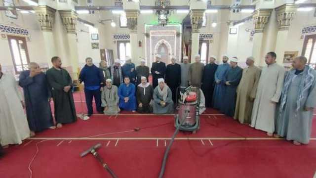 «أوقاف المنوفية» تطلق حملة مكبرة لنظافة المساجد استعدادا لرمضان