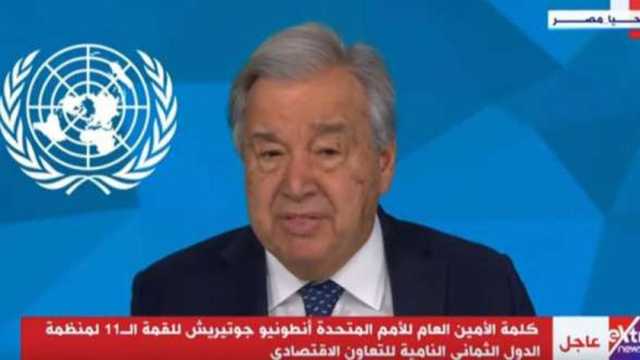 أمين الأمم المتحدة أمام قمة الثماني: أطالب بدعم غير محدود للفلسطينيين | عاجل