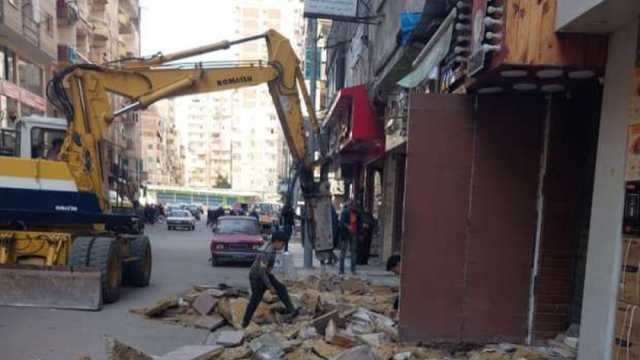 محافظة الإسكندرية: بدء أعمال الترميم ورفع كفاءة شارع القاهرة في سيدي بشر