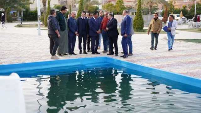 محافظ مطروح يعلن تطوير مركز كليوباترا الرياضي: أكوابارك وحدائق وملعب خماسي