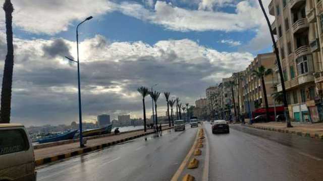 أماكن سقوط الأمطار في خامس أيام نوة الفيضة الصغرى