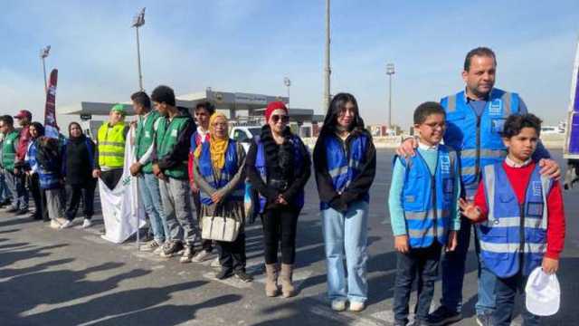 حياة كريمة تشارك بـ20 شاحنة مساعدات ضمن قافلة مساعدات التحالف الوطني لغزة