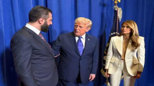 ترامب يلتقي الشرع الإثنين المقبل