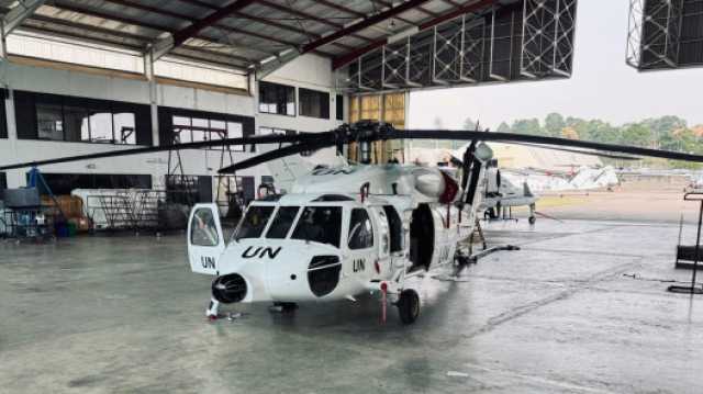 الطائرات العمودية الأردنية في الكونغو تجتاز تفتيش الجاهزية القتالية الأخير