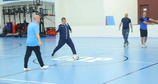 مباراة احتفالية بين فريق الصحفيين وجامعة البترا بمناسبة بدء العام الدراسي الجديد