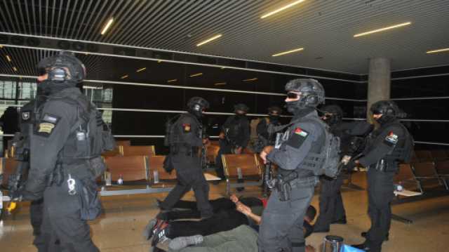 أمن وحماية المطارات تنفذ تمرينا أمنيا “درع المطار”