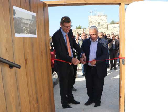 الانتهاء من ترميم حوش عارف الروسان في أم قيس بالشراكة مع ألمانيا