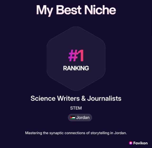 طالبة عمّان الأهلية كندا المفلح تتصدر تصنيفًا عالميًا بمجال صحافة العلوم