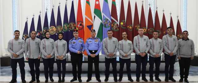 الأمن العام يلتقي فريق “صُنع بعزيمة” بعد فوزه بالمركز الثاني في جائزة الحسين للعمل التطوعي