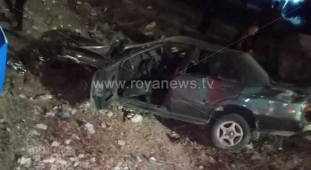 إصابة خطيرة بحادث تدهور مركبة في إربد