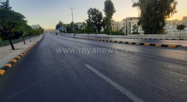 بالصور.. الأمن يغلق نفق عبدون والدوار الرابع بالاتجاهين