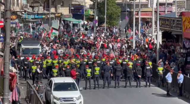 أردنيون ينفذون وقفات ومسيرات نصرة للفلسطينيين وتنديدا بعدوان الاحتلال على غزة