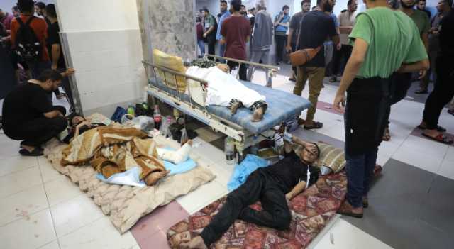 صحة غزة : قصف مبنى الجراحة داخل مجمع الشفاء الطبي