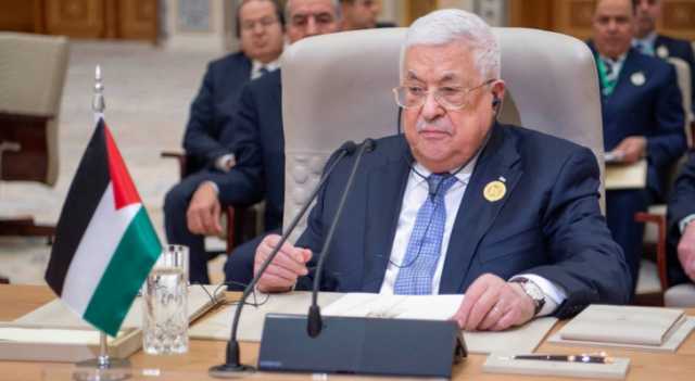الرئيس الفلسطيني يطالب بحل سياسي شامل يضم الضفة الغربية وغزة والقدس